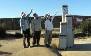 ur take on the customary start of the PCT photo. Photo by Ashley Fisher.