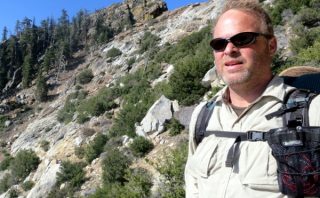 Surveying ... contemplating ... anticipating ... dreading the next climb in the San Jacinto Mountains.