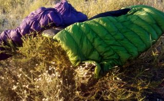 Drying Out Sleeping Bags on the PCT