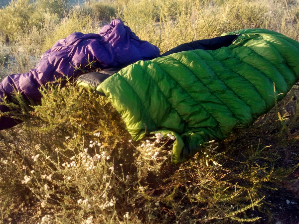 Drying Out Sleeping Bags on the PCT