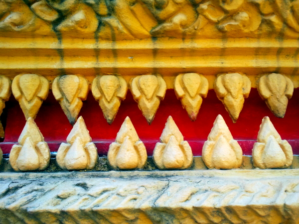 Ornate Wall - Surat Thani - Thailand