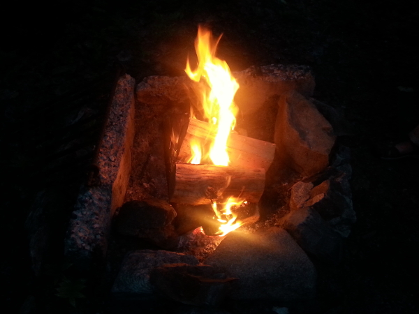 Campfire - Holden Village Forest Service Campground - North Cascades