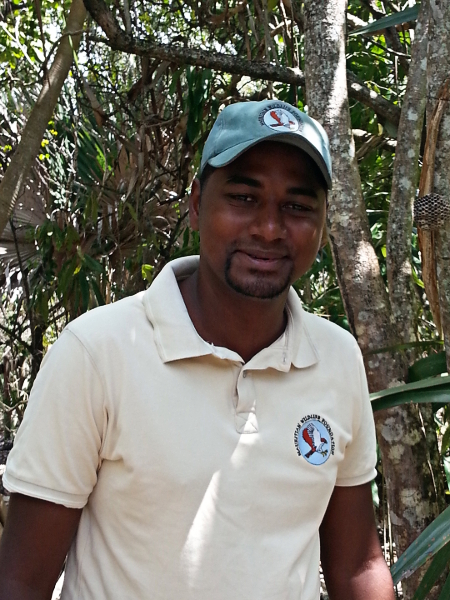 Benny, our guide for the two hour walk. Photo by Lori Fisher.