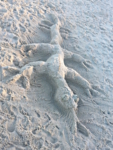 Sand Sculpture - Manambato - Madagascar