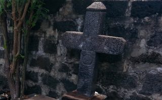 The grave of the pirate La Buse in Saint Paul, Réunion.