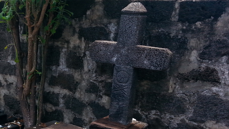 The grave of the pirate La Buse in Saint Paul, Réunion.